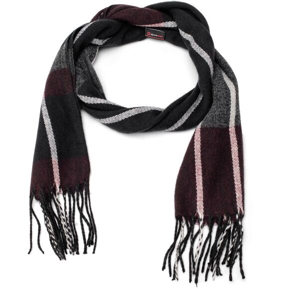 Alpine Swiss Mens Plaid Scarf Soft Winter Shawl Lightweight Cold-Weather Gear - Picture 2 of 8